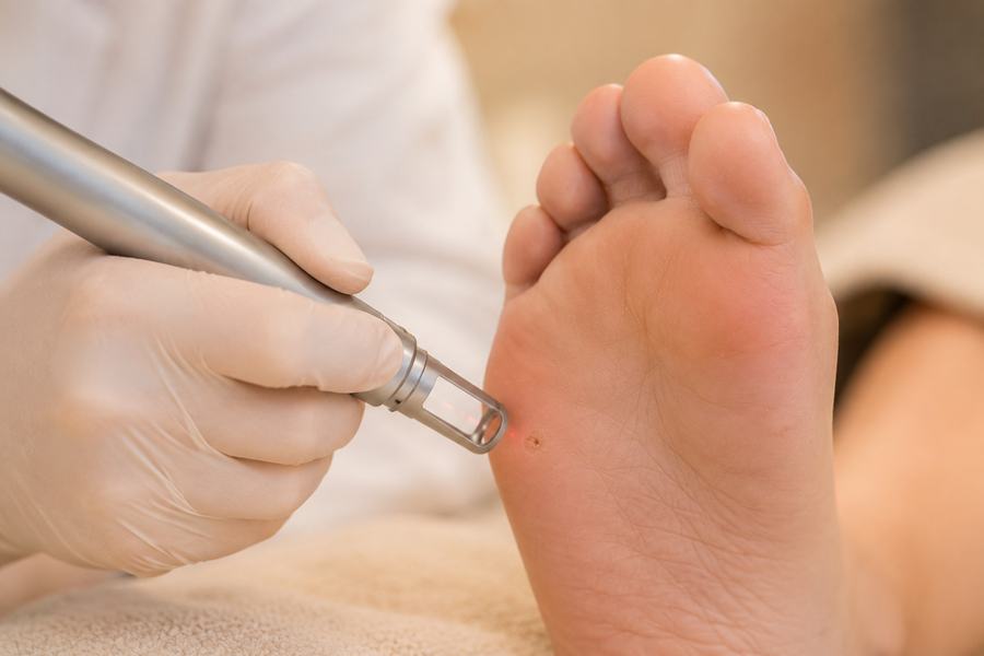 Warzenbehandlung mit dem Laser – Hautmedizin Westend